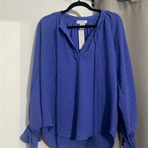 NWT Ariella Periwinkle Blouse
